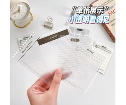 استیک نوت شفاف مینیمال