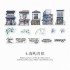 ست استیکر طرح مغازه گلفروشی