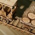 ماکت چوبی ساختنی واگن قطار سه بعدی