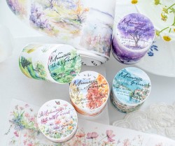 چسب واشی پیاده روی در جنگل