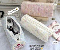 جامدادی پارچه ای کیک توت فرنگی