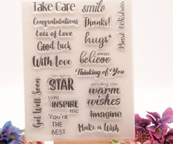 ست مهر شفاف جملات انگیسی