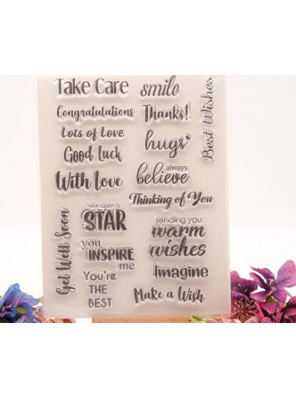 ست مهر شفاف جملات انگیسی