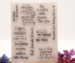 ست مهر شفاف جملات انگیسی