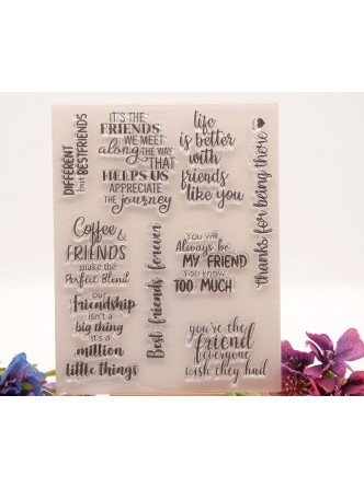 ست مهر شفاف جملات انگیسی