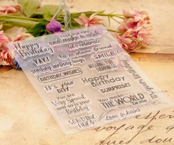 ست مهر شفاف جملات انگیسی