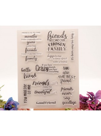 ست مهر شفاف جملات انگیسی