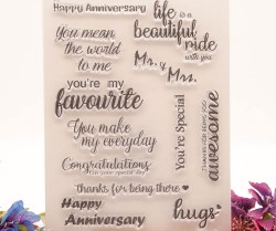 ست مهر شفاف جملات انگیسی