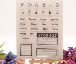 ست مهر شفاف جملات آشپزی