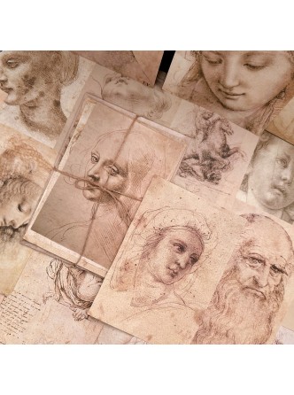 ست برگه های تزیینی وینتیج