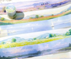 چسب واشی منظره تابستانی