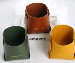 جاقلمی چرمی رومیزی باز شو