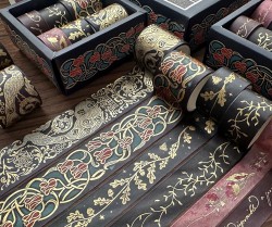 چسب واشی طلاکوب نقوش کهن