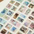 چسب واشی استیکری تمبر طلاکوب