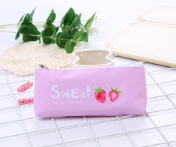 جامدادی چرمی طرح گلکسی و میوه