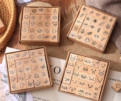 پک مهر چوبی فانتزی