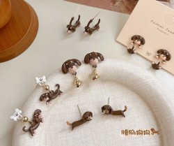 گوشواره طرح سگ