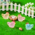مجسمه دکوری شب تاب مرغ و خروس