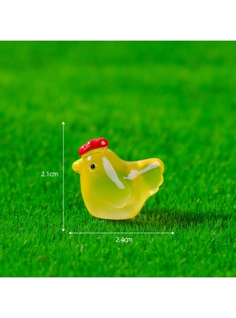 مجسمه دکوری شب تاب مرغ و خروس