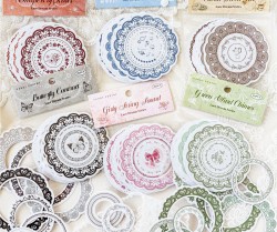 ست استیکر فریم های دایره ای تزیینی