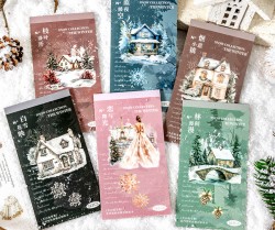 کتابچه استیکر برف زمستانی