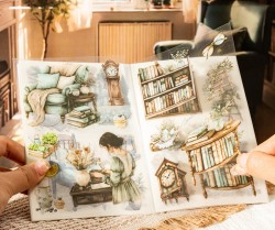 کتابچه استیکر شفاف زندگی شاعرانه