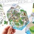 استیکرهای طرح 3d ساختنی مسافرت