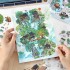 استیکرهای طرح 3D کوهستان سبز
