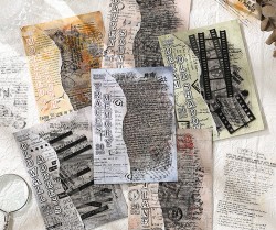 ست استیکر شفاف دست نوشته انگلیسی