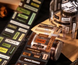 چسب واشی استیکری کلمات انگلیسی