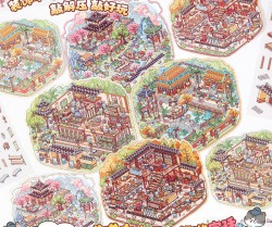 ست استیکر 3D قصر تاریخی