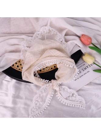 باندانا طرح دار توری گیپور