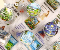 چسب واشی پنجره رو به خیال