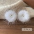 گوشواره های مخملی پوم پوم
