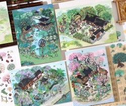 ست استیکر 3D خانه باستانی