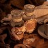 ست کاغذ و استیکر طرح قهوه