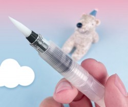 قلم موی آبرنگی مخزن‌دار