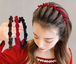 تل مو گیره دار طرح موی بافته