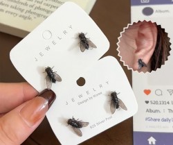 ست گوشواره طرح مگس