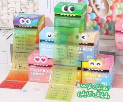 استیک نوت شفاف اکلیلی هیولای زبون دراز