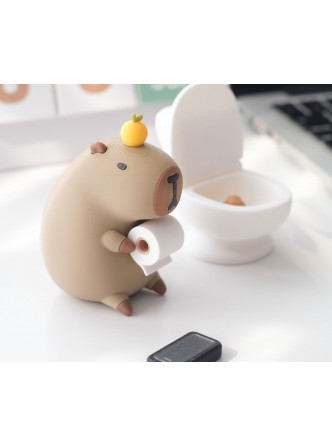 فیگور مغناطیسی کپی بارا در دستشویی