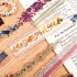 ست استیکر طرح کادر گل 
