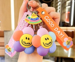 جاکلیدی و آویز طرح گل سرخ