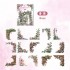 ست استیکر طرح کادر گل