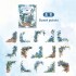 ست استیکر طرح کادر گل