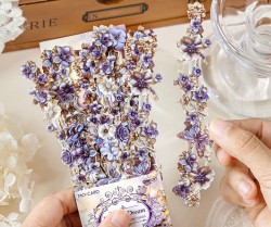 ست استیکر طرح کادر گل