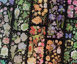 ست استیکر شفاف هولوگرامی طرح گل