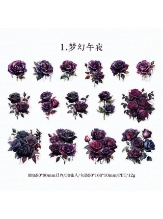 استیکر رز طرح گاتیک