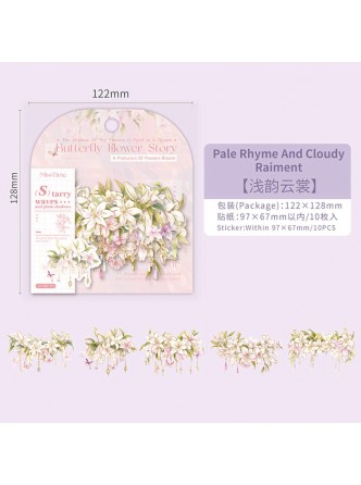 استیکر کریستالی طرح گل