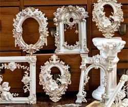 ست برگه تزیینی قاب طرح مجسمه